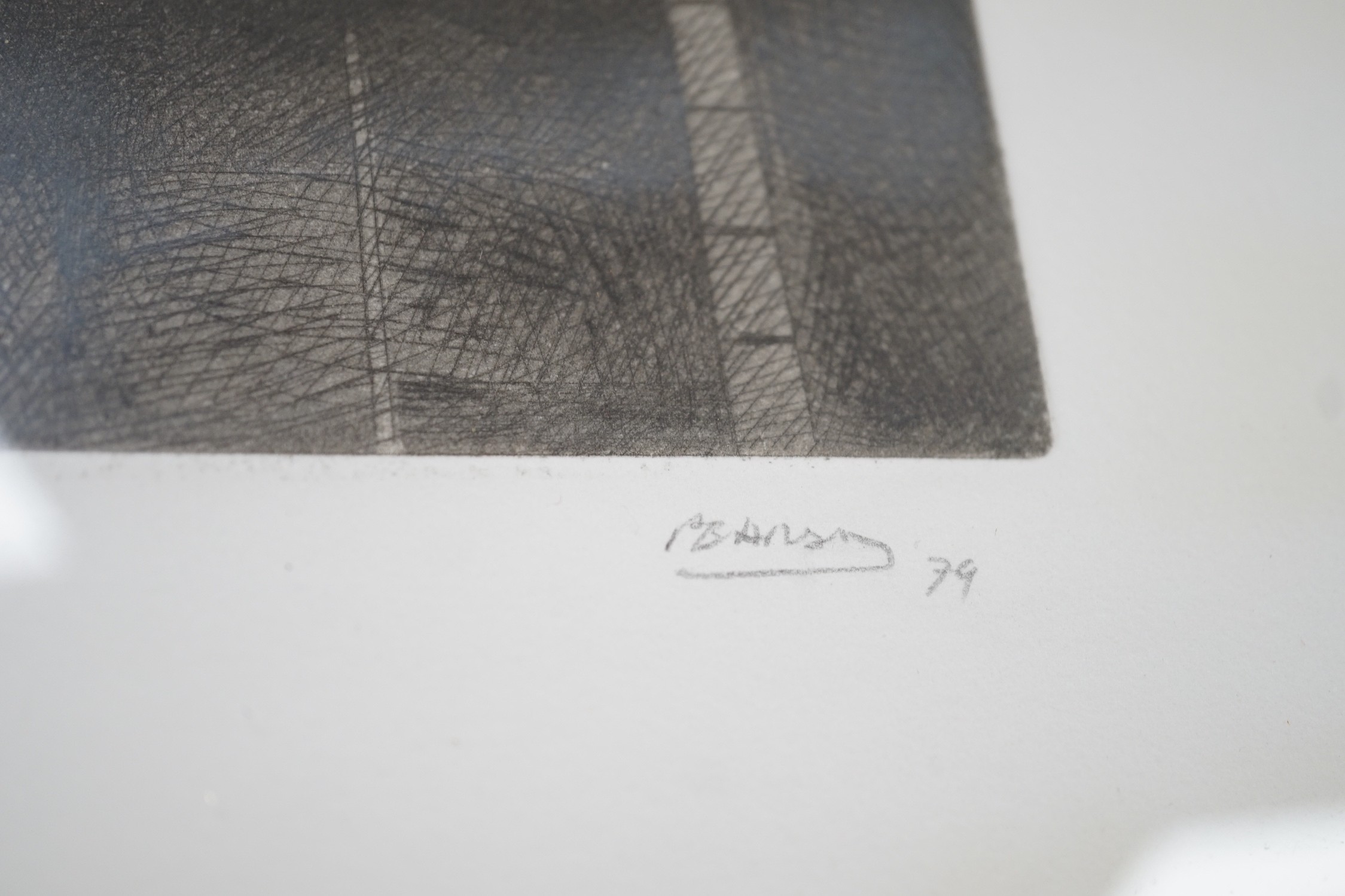 Kevin Pearsh (b. 1951), artist proof etching with aquatint, 'Das Fenster', signed and dated ‘79, overall 56 x 46cm